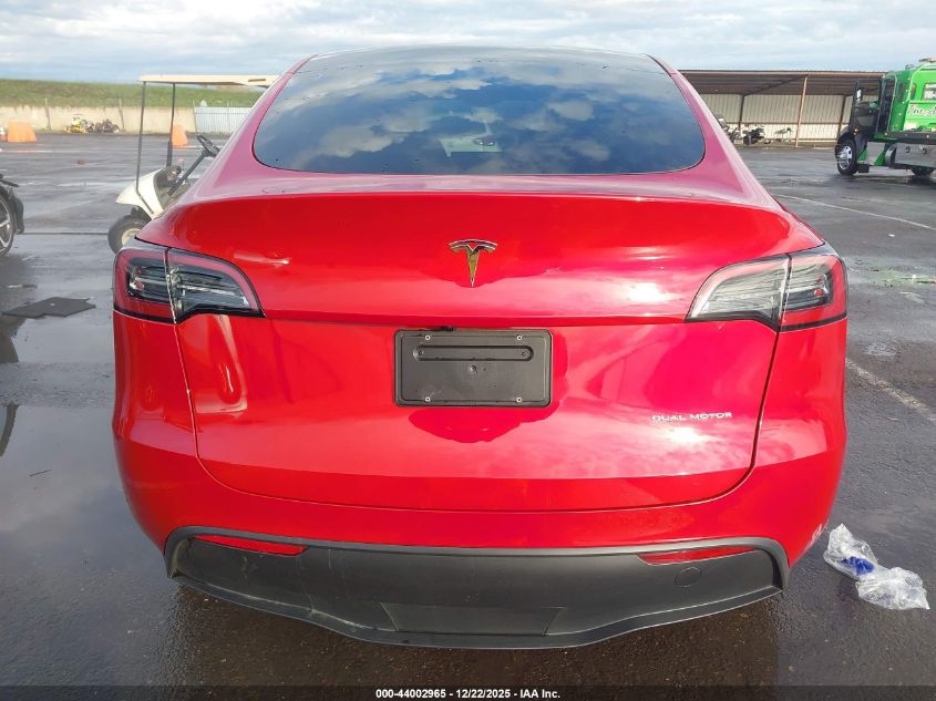 2023 Tesla Model Y Awd/Long Range Dual Motor All-Wheel Drive VIN: 7SAYGAEE5PF979425 Lot: 44002965