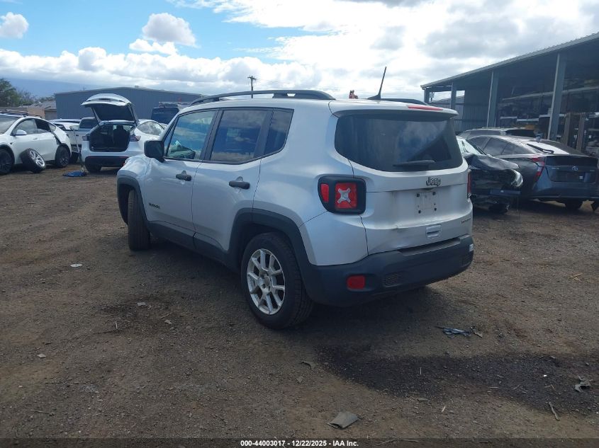 2019 Jeep Renegade Sport Fwd VIN: ZACNJAAB7KPK26488 Lot: 44003017