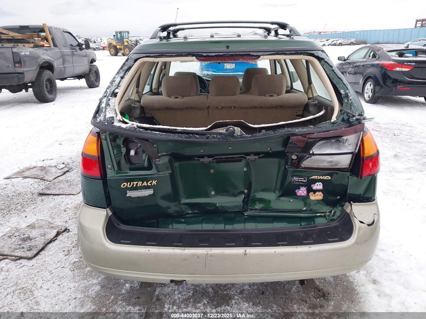 2000 Subaru Outback VIN: 4S3BH6655Y7660674 Lot: 44003037