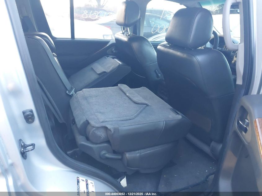 2005 Nissan Pathfinder Le VIN: 5N1AR18W65C760332 Lot: 44003052