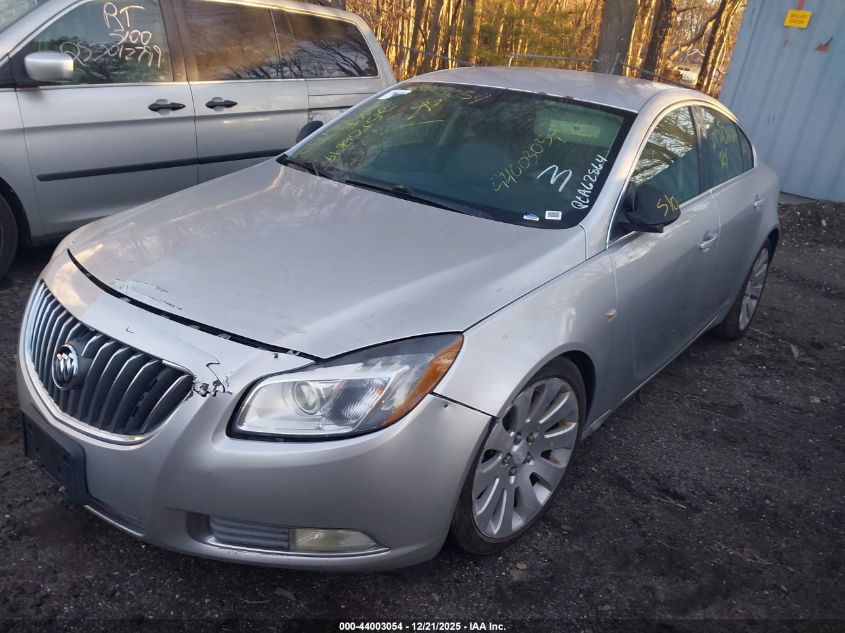 2011 Buick Regal Cxl Turbo Russelsheim VIN: W04GZ5GV7B1090368 Lot: 44003054