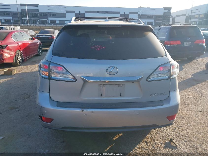 2012 Lexus Rx 350 VIN: 2T2ZK1BA1CC071257 Lot: 44003063