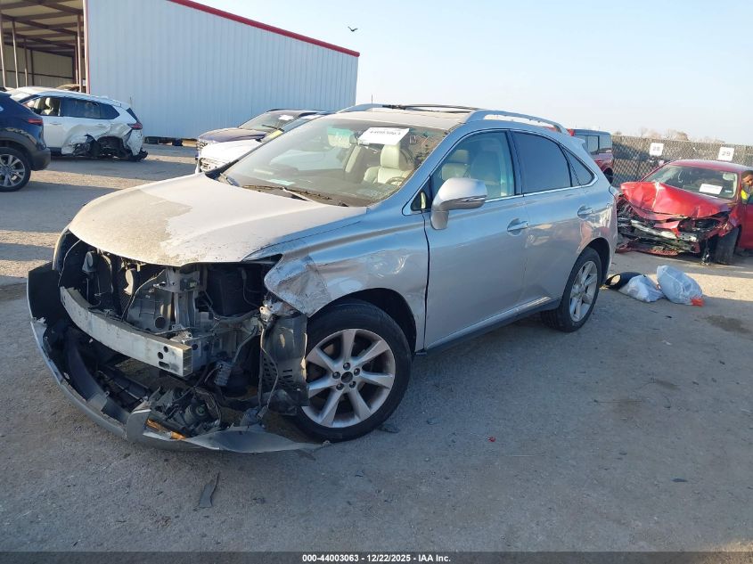 2012 Lexus Rx 350 VIN: 2T2ZK1BA1CC071257 Lot: 44003063