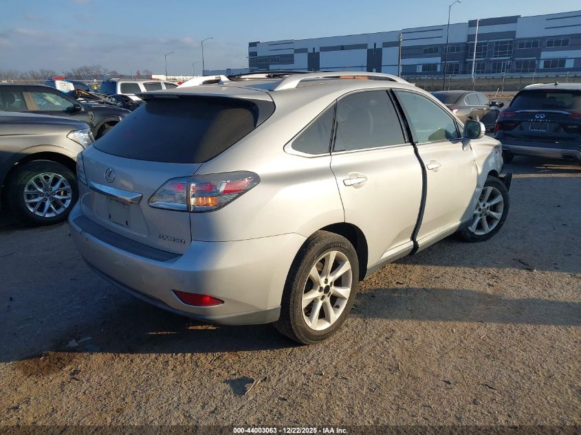 2012 Lexus Rx 350 VIN: 2T2ZK1BA1CC071257 Lot: 44003063