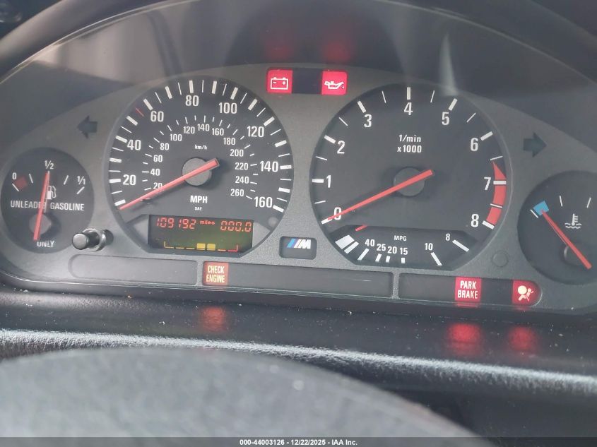 1998 BMW M3 VIN: WBSBK0331WEC38679 Lot: 44003126