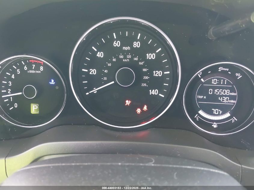 2022 Honda Hr-V 2Wd Lx VIN: 3CZRU5H3XNM724008 Lot: 44003153