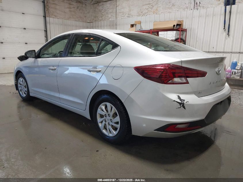 2019 Hyundai Elantra Se VIN: 5NPD74LF0KH492619 Lot: 44003167