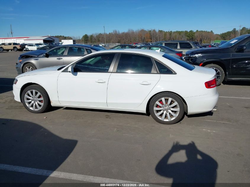 2012 Audi A4 2.0T VIN: WAUDFCFL5CN019750 Lot: 44003174