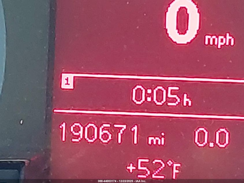 2012 Audi A4 2.0T VIN: WAUDFCFL5CN019750 Lot: 44003174