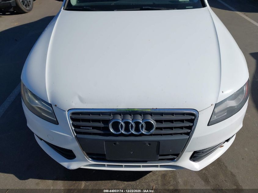 2012 Audi A4 2.0T VIN: WAUDFCFL5CN019750 Lot: 44003174
