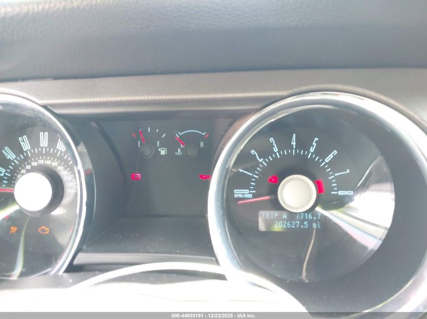 2012 Ford Mustang V6 VIN: 1ZVBP8AM8C5221385 Lot: 44003191