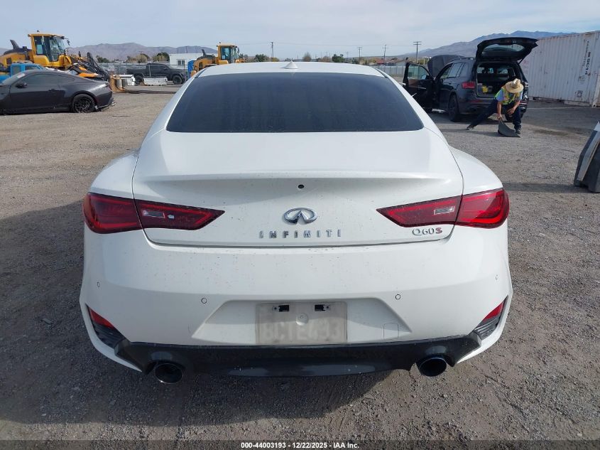 2018 Infiniti Q60 3.0T Red Sport 400 VIN: JN1FV7EKXJM530309 Lot: 44003193