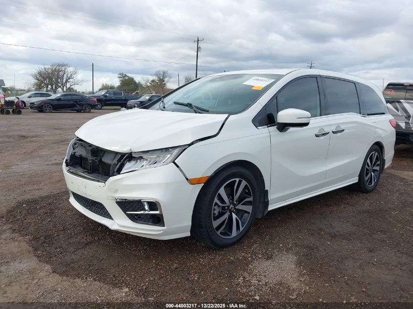 2018 Honda Odyssey Elite VIN: 5FNRL6H93JB050043 Lot: 44003217