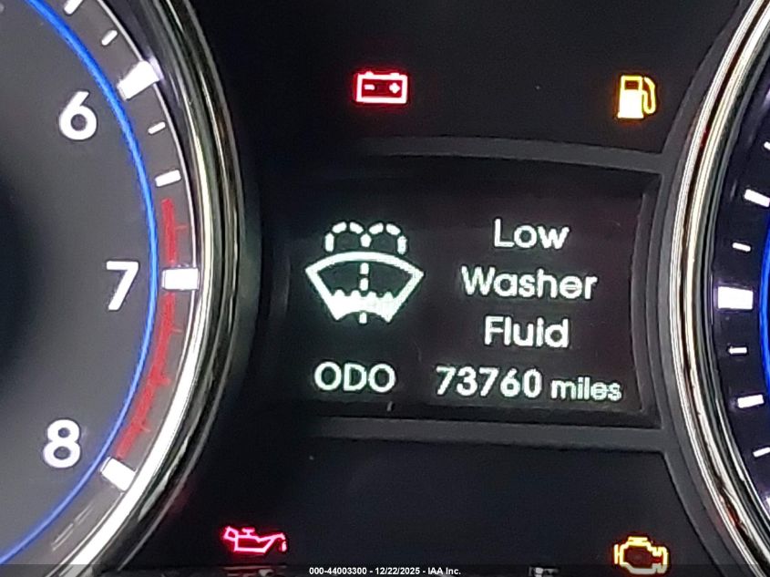 2013 Hyundai Sonata Limited VIN: 5NPEC4AC5DH707410 Lot: 44003300