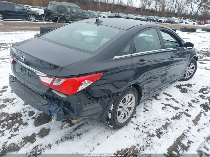 2012 Hyundai Sonata 2.4 Gls black Lot 111044003308 Vin 5NPEB4ACXCH426253