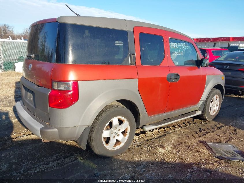2003 Honda Element Ex VIN: 5J6YH28523L001896 Lot: 44003353