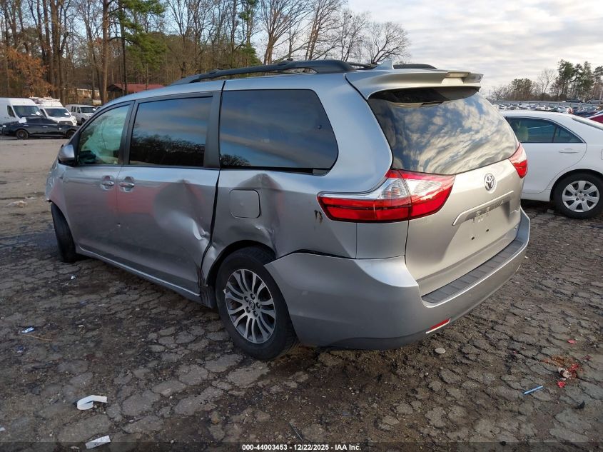 2018 Toyota Sienna Xle 8 Passenger VIN: 5TDYZ3DC7JS959182 Lot: 44003453
