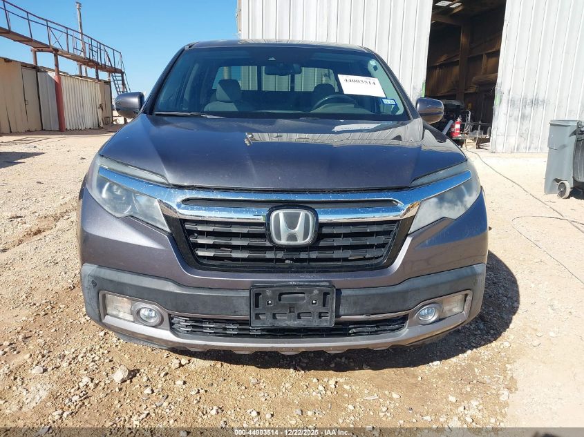 2017 Honda Ridgeline Rtl-E VIN: 5FPYK3F79HB004412 Lot: 44003514