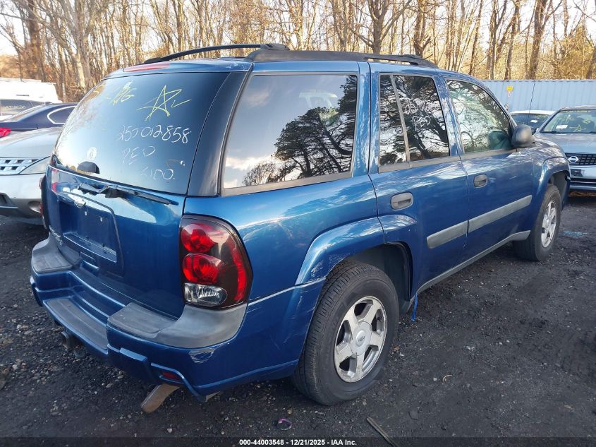 2005 Chevrolet Trailblazer Ls VIN: 1GNDT13S952243112 Lot: 44003548