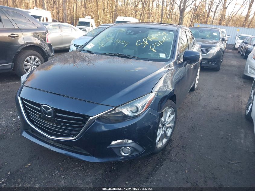 2014 Mazda Mazda3 S Grand Touring VIN: JM1BM1W3XE1204567 Lot: 44003554