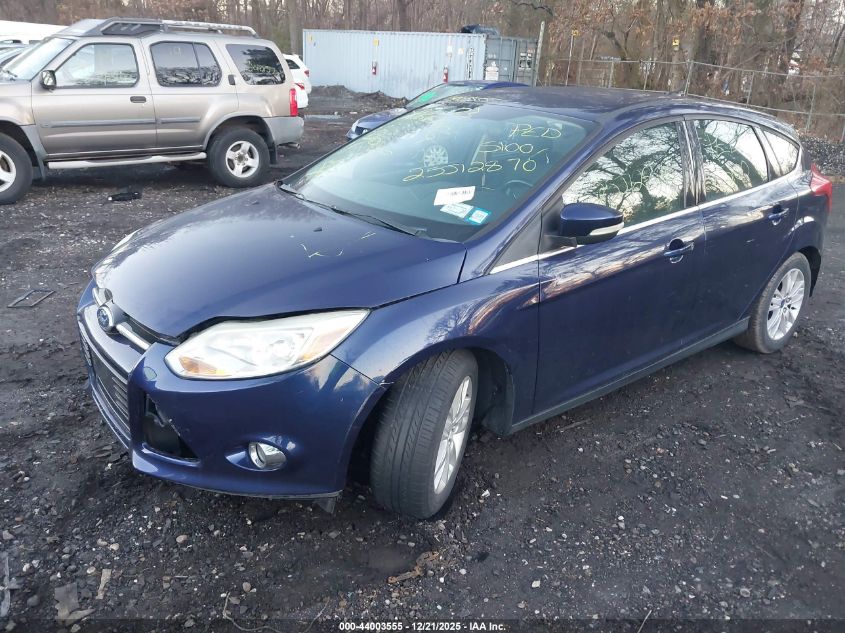 2012 Ford Focus Sel VIN: 1FAHP3M22CL111363 Lot: 44003555