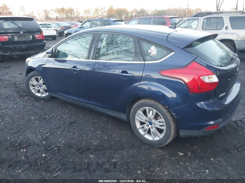 2012 Ford Focus Sel VIN: 1FAHP3M22CL111363 Lot: 44003555
