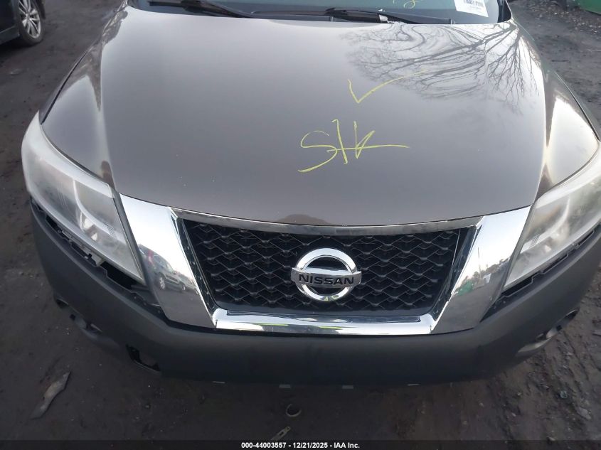 2016 Nissan Pathfinder Sl VIN: 5N1AR2MN5GC613750 Lot: 44003557