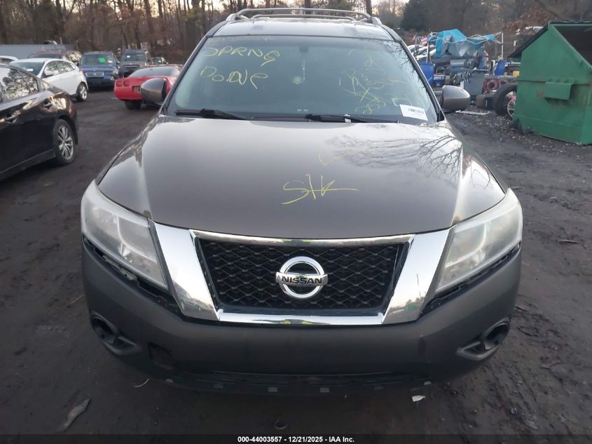 2016 Nissan Pathfinder Sl VIN: 5N1AR2MN5GC613750 Lot: 44003557