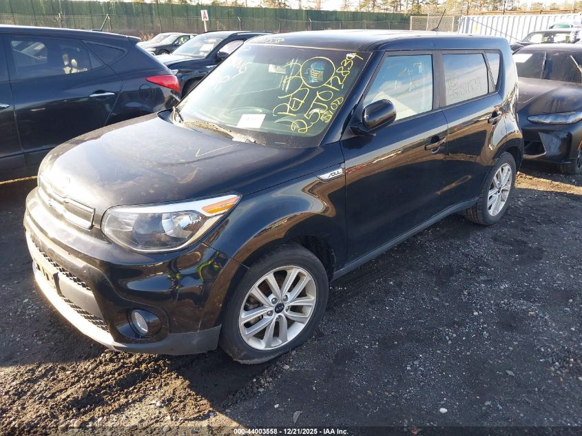 2018 Kia Soul + VIN: KNDJP3A52J7610146 Lot: 44003558