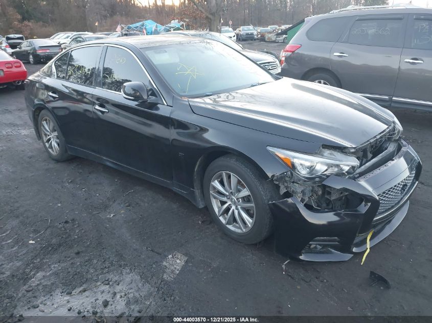 2014 Infiniti Q50 Premium VIN: JN1BV7AR9EM699339 Lot: 44003570