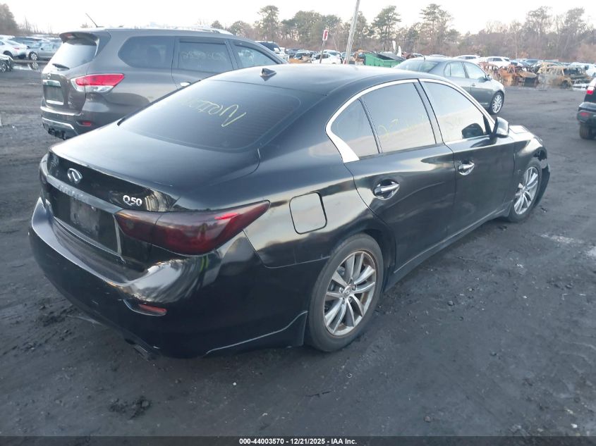 2014 Infiniti Q50 Premium VIN: JN1BV7AR9EM699339 Lot: 44003570
