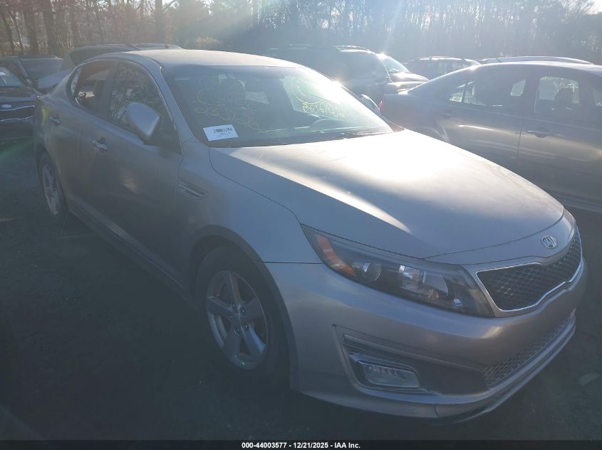 2014 Kia Optima Lx VIN: 5XXGM4A7XEG296463 Lot: 44003577