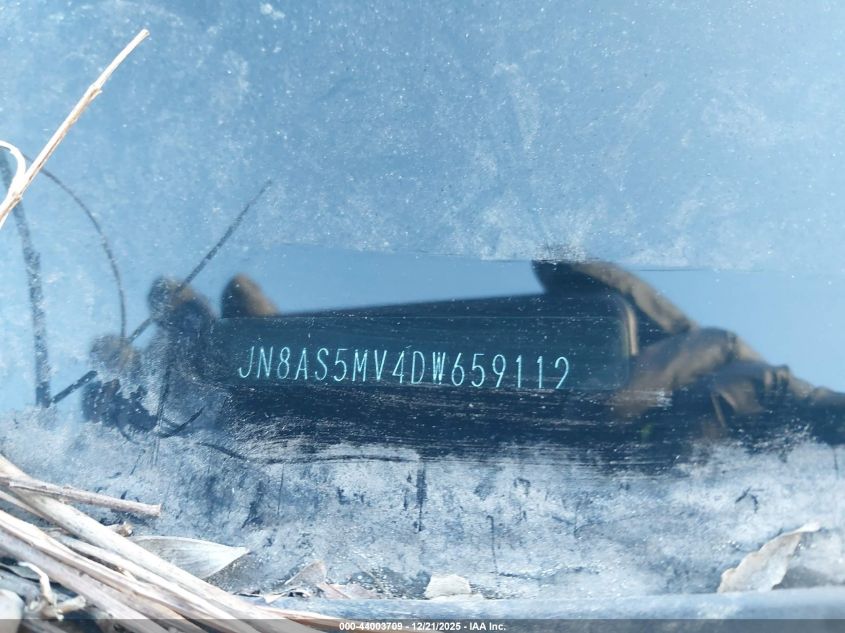 2013 Nissan Rogue S VIN: JN8AS5MV4DW659112 Lot: 44003709