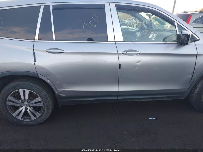 2016 Honda Pilot Ex-L VIN: 5FNYF6H84GB013800 Lot: 44003715