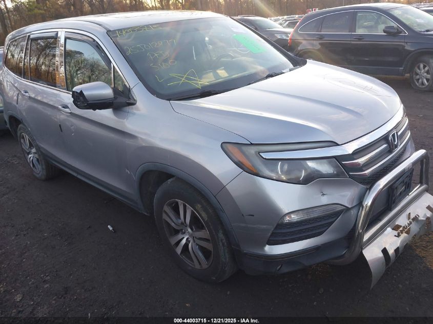 2016 Honda Pilot Ex-L VIN: 5FNYF6H84GB013800 Lot: 44003715