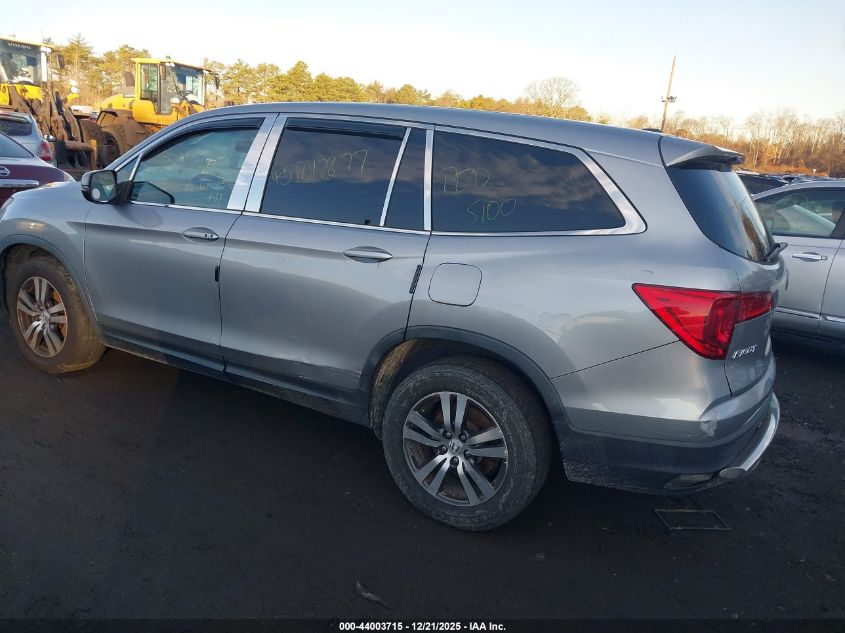 2016 Honda Pilot Ex-L VIN: 5FNYF6H84GB013800 Lot: 44003715