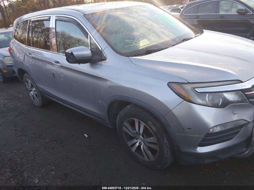 2016 Honda Pilot Ex-L VIN: 5FNYF6H84GB013800 Lot: 44003715