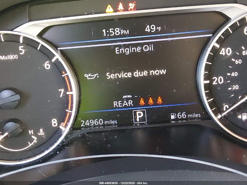 2024 Nissan Altima Sr Fwd VIN: 1N4BL4CV9RN303640 Lot: 44003830