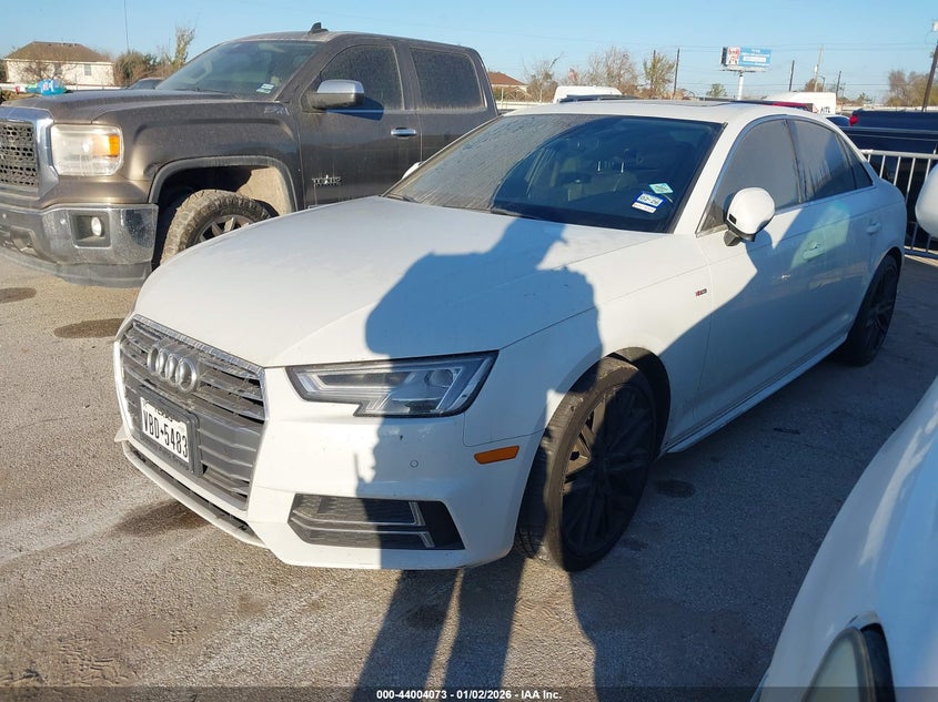 Vin: wauenaf40hn011759, lot: 44499828, audi a4 2.0t premium 20172