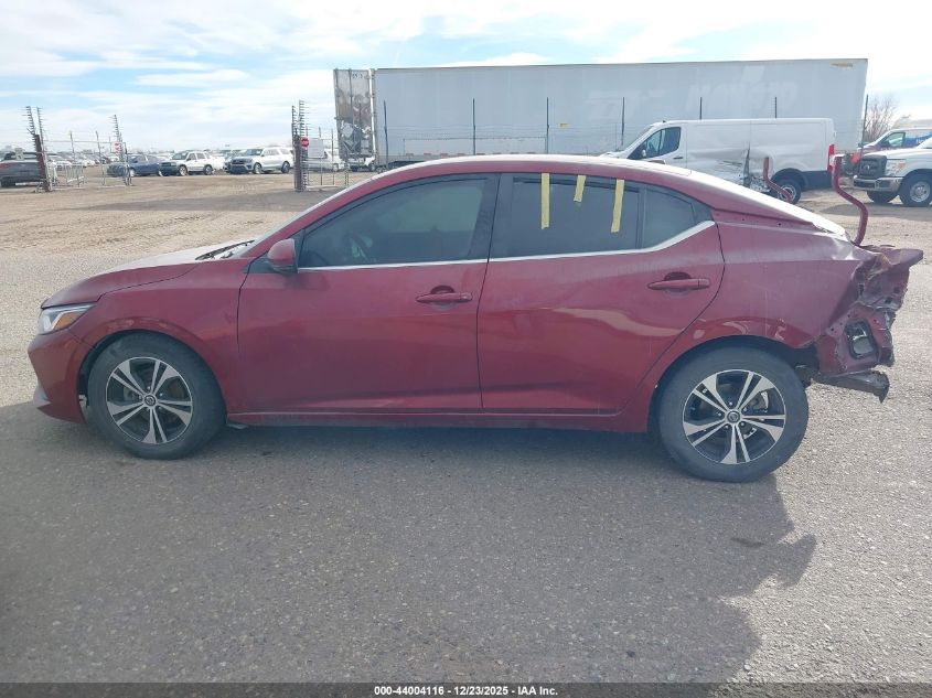 2020 Nissan Sentra Sv Xtronic Cvt VIN: 3N1AB8CV6LY217165 Lot: 44004116