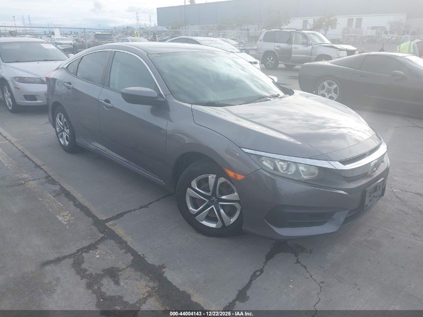 2016 Honda Civic Lx VIN: 19XFC2F56GE219191 Lot: 44004143