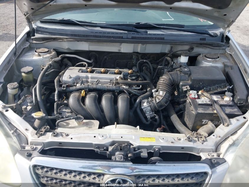 2006 Toyota Corolla Ce VIN: JTDBR32EX60087620 Lot: 44004215