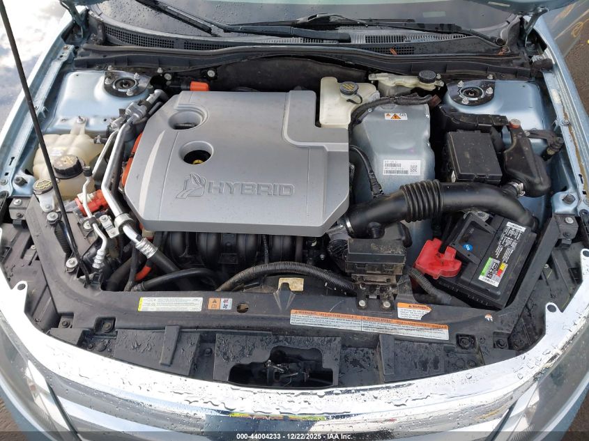 2010 Ford Fusion Hybrid VIN: 3FADP0L37AR394509 Lot: 44004233