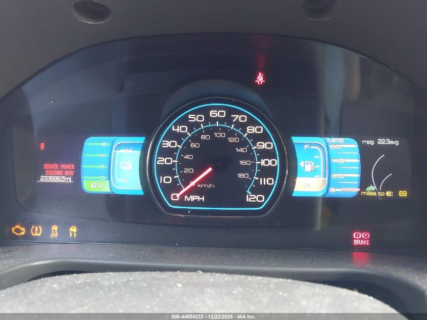 2010 Ford Fusion Hybrid VIN: 3FADP0L37AR394509 Lot: 44004233