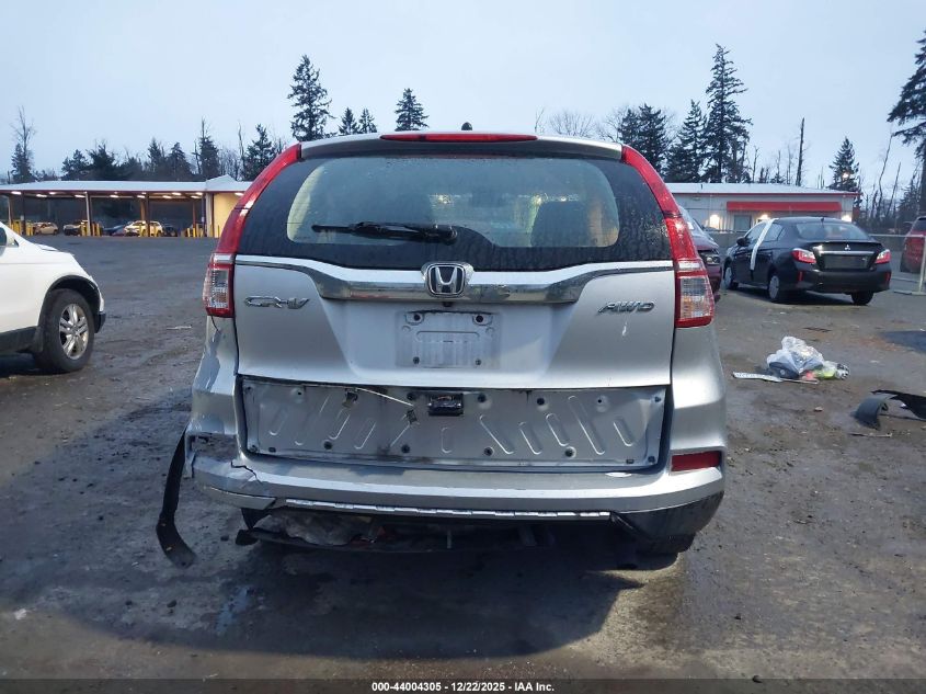 2016 Honda Cr-V Lx VIN: 2HKRM4H34GH663795 Lot: 44004305