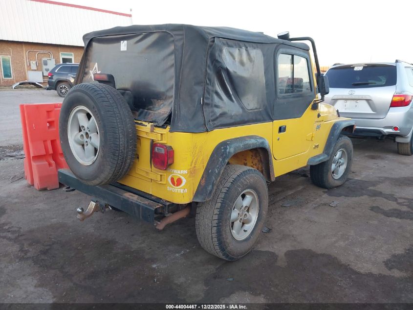 2000 Jeep Wrangler Sport VIN: 1J4FA49S0YP748215 Lot: 44004467