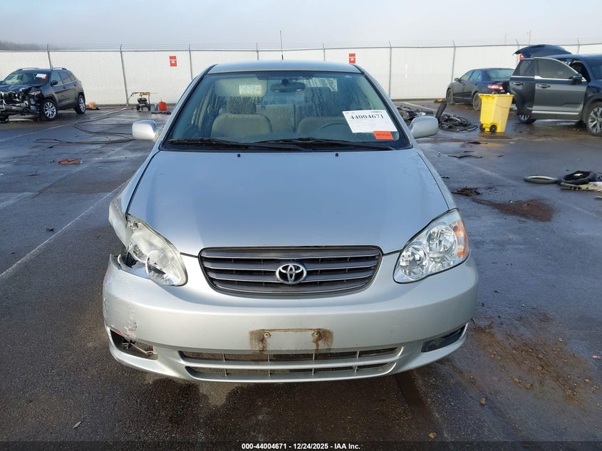 2003 Toyota Corolla Le VIN: 2T1BR38E23C109778 Lot: 44004671