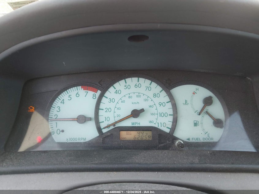 2003 Toyota Corolla Le VIN: 2T1BR38E23C109778 Lot: 44004671