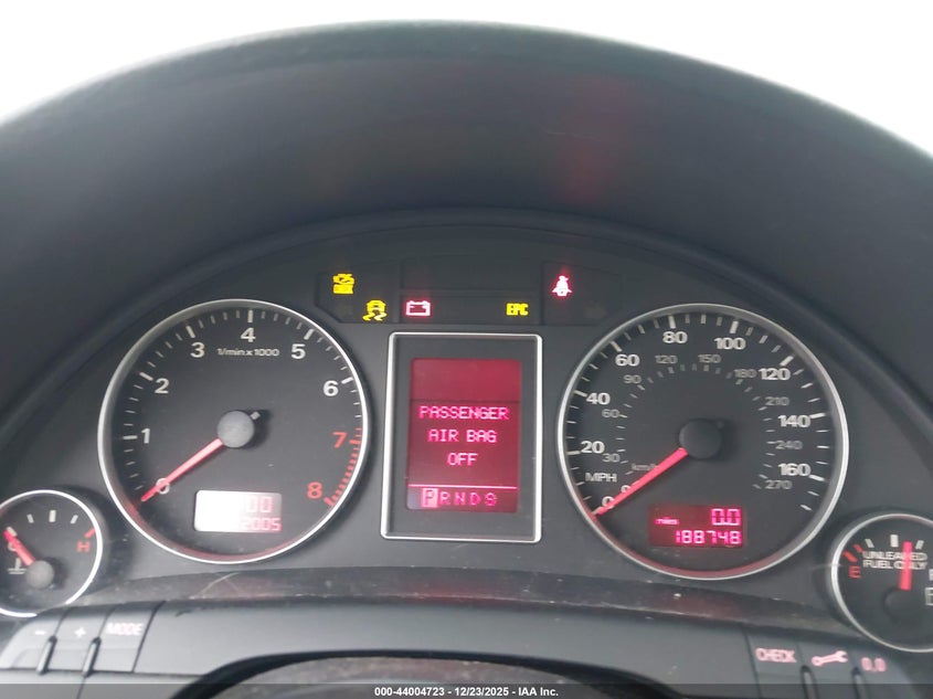 2006 Audi A4 2.0T VIN: WAUDF78E56A275923 Lot: 44004723