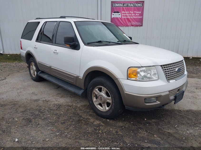 1FMPU18L33LA74230 2003 Ford Expedition Eddie Bauer auction photo 1